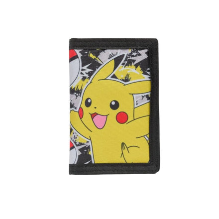 Pokémon Portemonnee voor Kinderen – Pikachu & Pokéball Design – Voor Jongens en Meisjes – Met Klittenbandsluiting – Officieel
