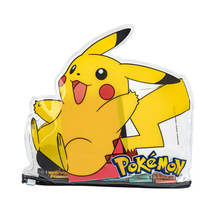 Pokemon Schrijfwarenset Pikachu - Complete Schoolset met Etui, Notitieboek, Potloden, Liniaal, Gum en Puntenslijper - Officiële Pokemon Merchandise