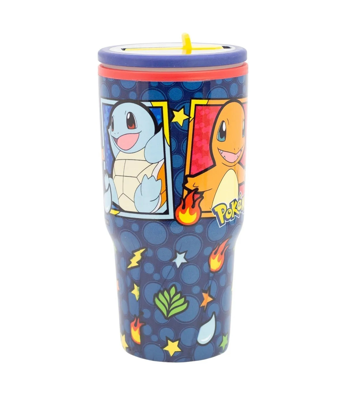 Pokemon Tumbler with Straw