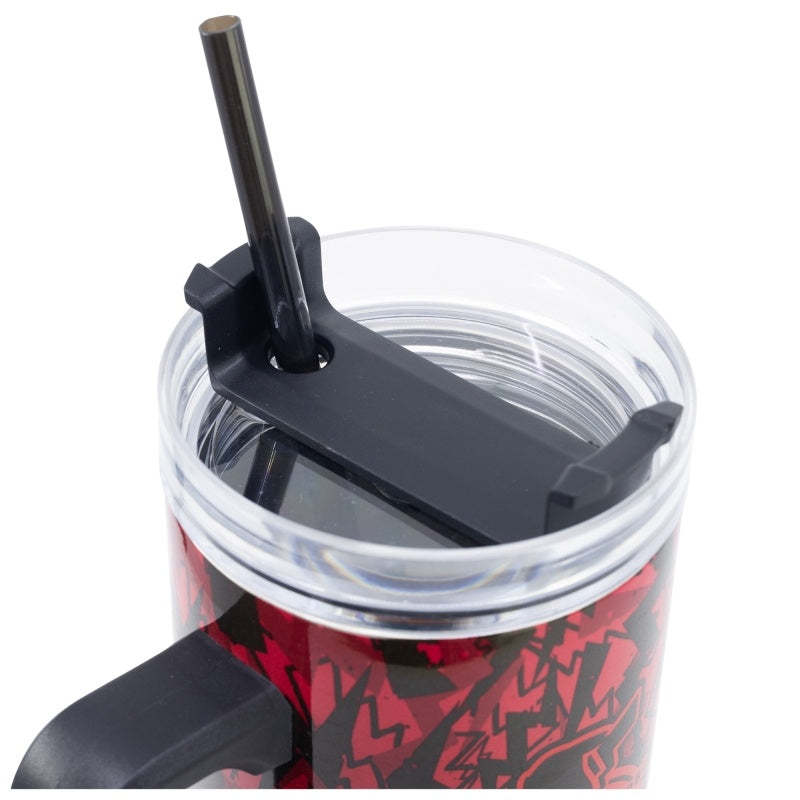 Pokémon Tumbler Rood 940 ml – Thermobeker met Handvat & Rietje