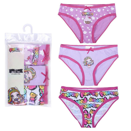 Poopsie - Ondergoed - Onderbroekjes - 3 pack