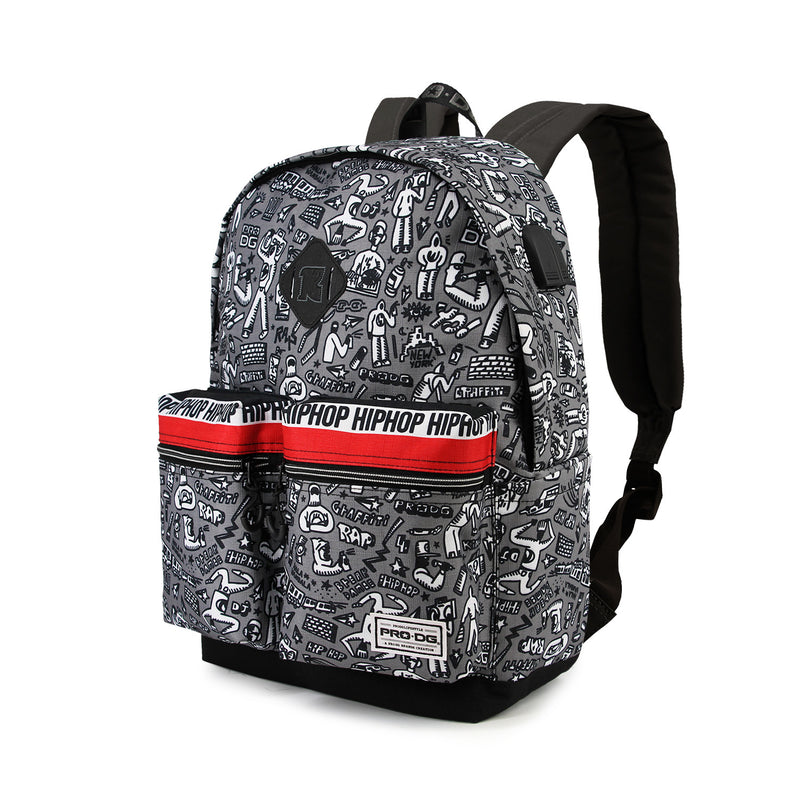 PRODG - Rugzak - Hip Hop - Grijs - Hoogte 44cm