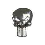 Zilverkleurige metalen pin met Punisher doodshoofd