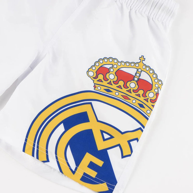 Elastische tailleband met trekkoord van de Real Madrid zwembroek