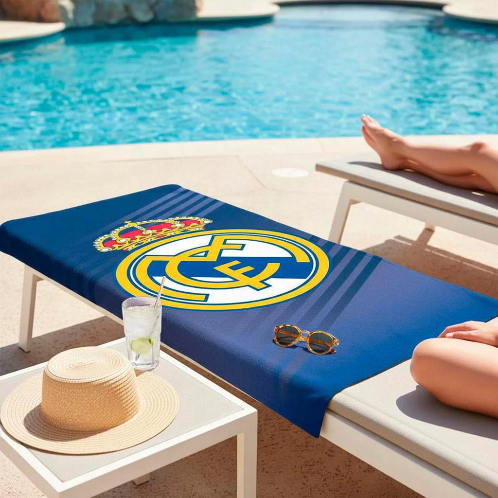 Real Madrid Strandtuch Blau