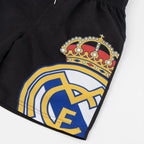 Real Madrid Zwembroek Jongens – Zwarte Zwemshort met Clublogo – Zomer Zwemkleding – Officieel Gelicenseerd