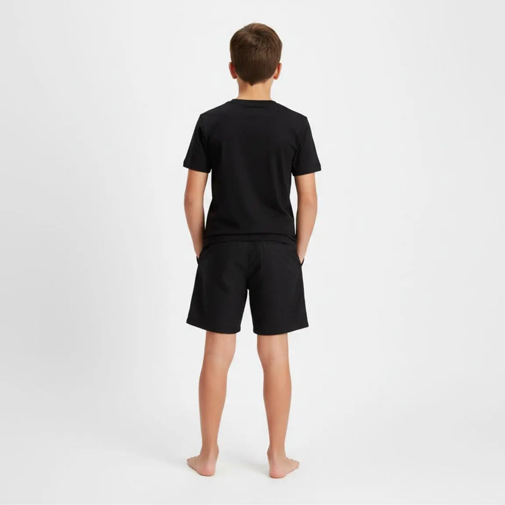 Real Madrid Zwembroek Jongens – Zwarte Zwemshort met Clublogo – Zomer Zwemkleding – Officieel Gelicenseerd