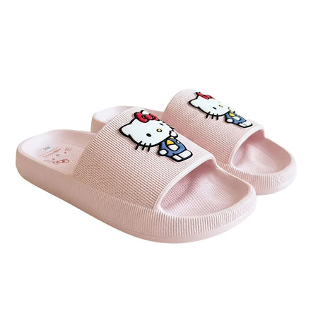 Hello Kitty Slippers Roze voor Meisjes – Comfortabele Badslippers – Officieel Gelicenseerd