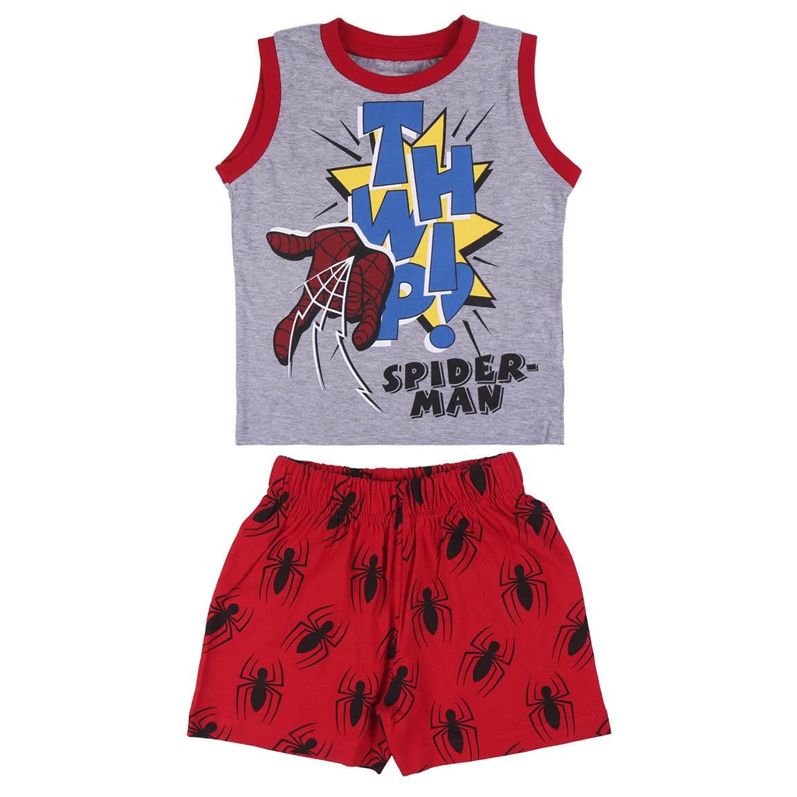 Spiderman Shortama Kledingset - Thwip!
