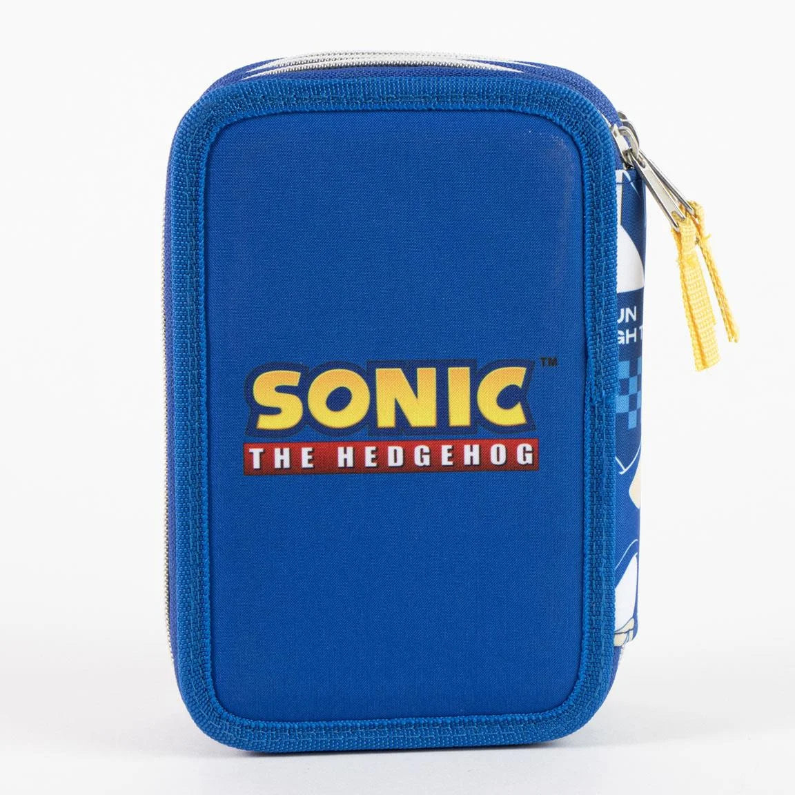 Sonic the Hedgehog Gevuld Etui 3 Vaks – 46 Delig – 3D Ring Design – Officieel Gelicenseerd