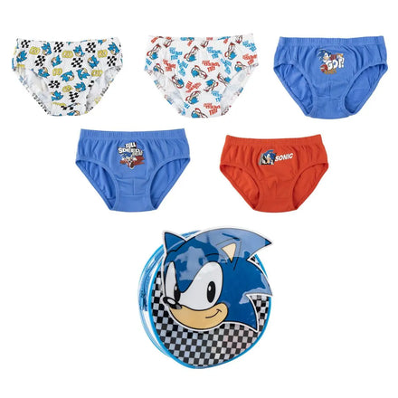 Sonic the Hedgehog Ondergoed Jongens – 5 Pack Slips – Kinder Onderbroeken Set