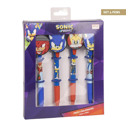 Sonic Prime Pennen - 4 Stuks