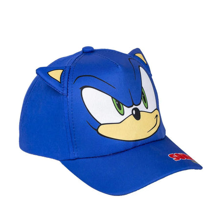 Sonic the Hedgehog Pet met Oortjes – Blauwe Kinder Cap – Verstelbaar – Officieel Gelicenseerd
