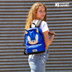 Sonic the Hedgehog Backpack 2 Pockets Premium Quality - Height 34cm