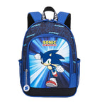 Sonic the Hedgehog Backpack for Kids – Blue Black – Boys' School Bag – Height 37cm