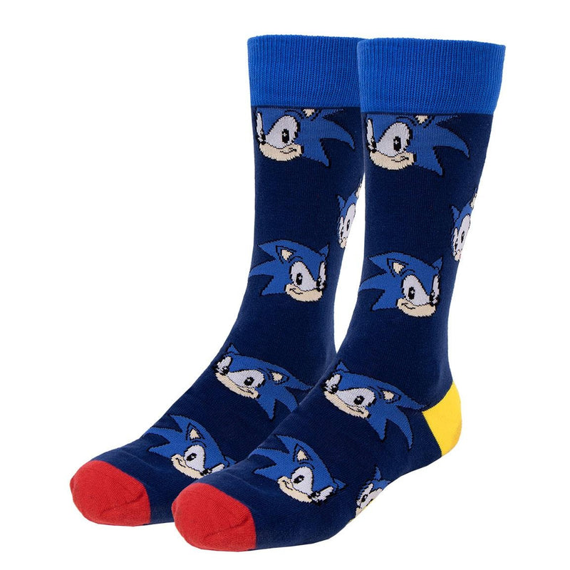 Sonic the Hedgehog Sokken - 3 Paar Cadeauverpakking - Maat 40-46