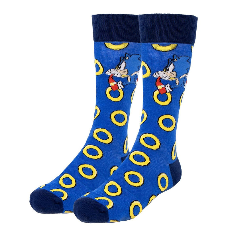 Sonic the Hedgehog Sokken - 3 Paar Cadeauverpakking - Maat 40-46