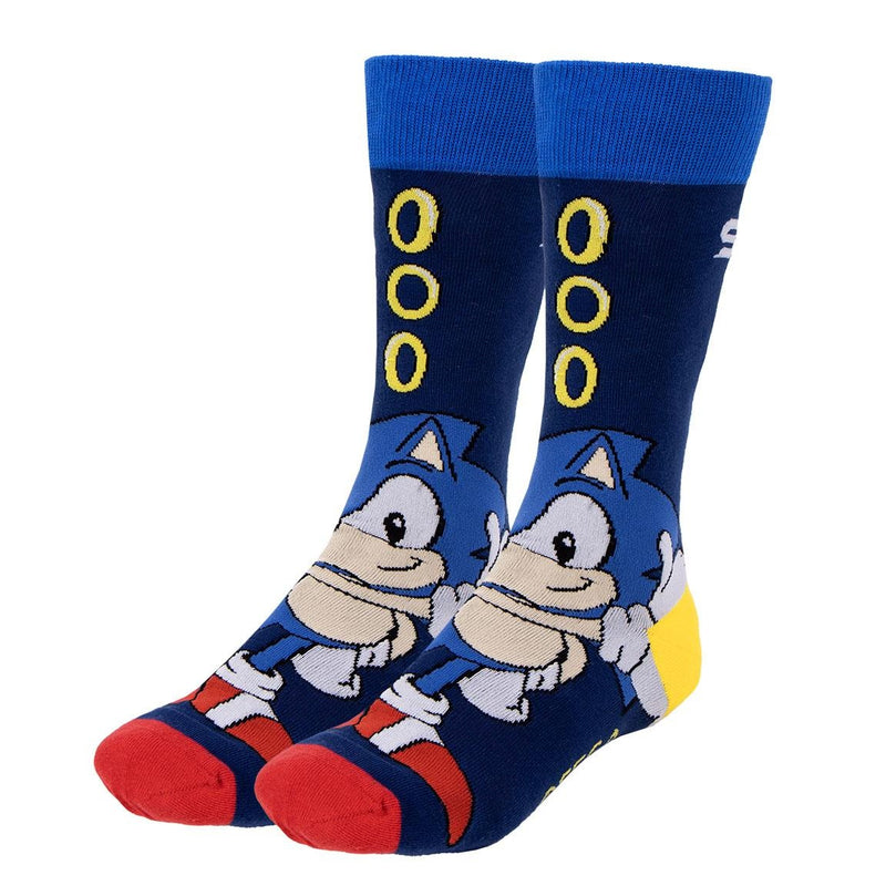Sonic the Hedgehog Sokken - 3 Paar Cadeauverpakking - Maat 40-46