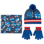 Sonic the Hedgehog Winterset Muts Sjaal en Handschoenen Jongens