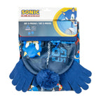 Sonic the Hedgehog Winterset Muts Sjaal en Handschoenen Jongens