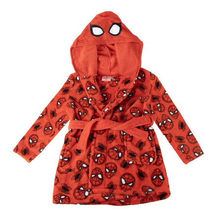 Spiderman Badjas Jongens & Meisjes – Rode Ochtendjas met Capuchon – Officieel Marvel
