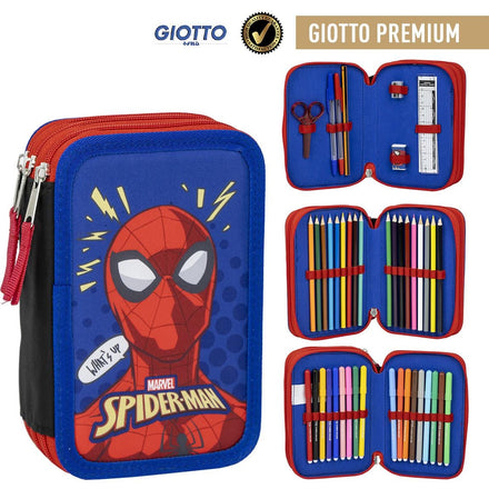 Spiderman Etui Tekenen Knutselen Jongens Meisjes - 44 Stuks