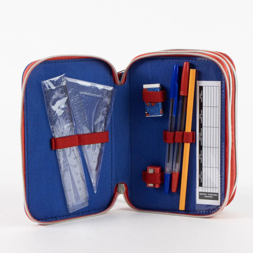 Marvel Spiderman Gevuld Etui 3 Vaks – Officieel Gelicenseerd