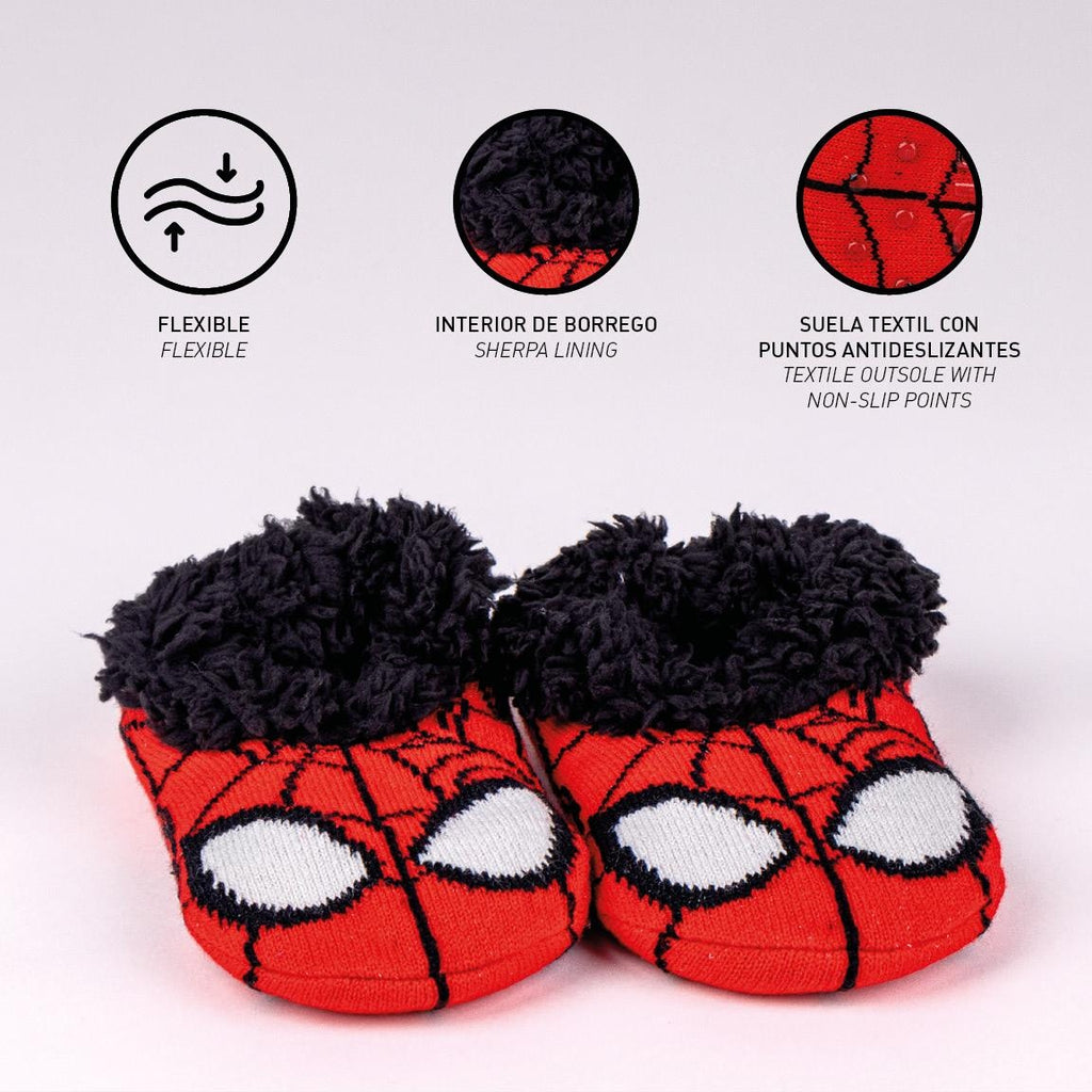 Spiderman Hausschuhe Haussocken Socken Hausschuhe - Rutschfeste Sohle