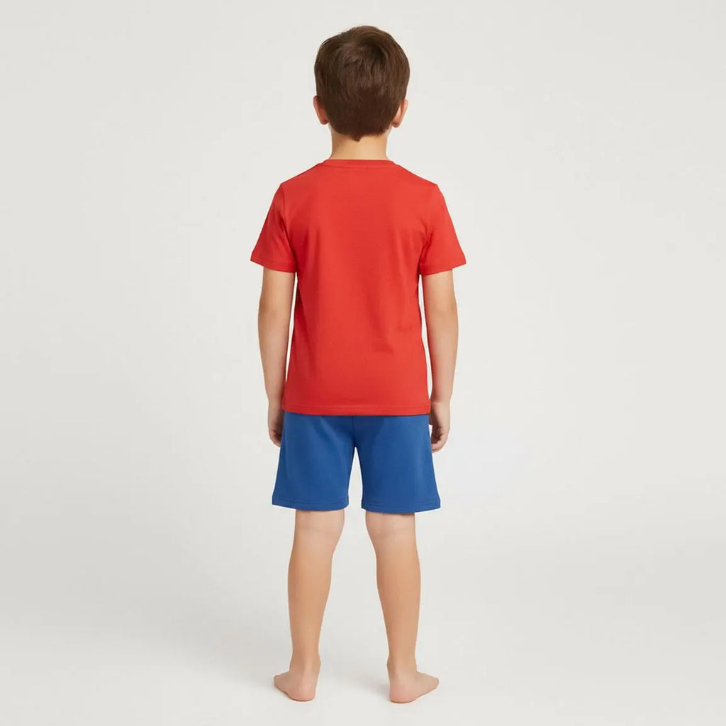 Marvel Spider-Man Zomerset – Kledingset Jongens – T-shirt en Korte Broek – Miles Morales Print – Rood Blauw – Kinder Zomerkleding