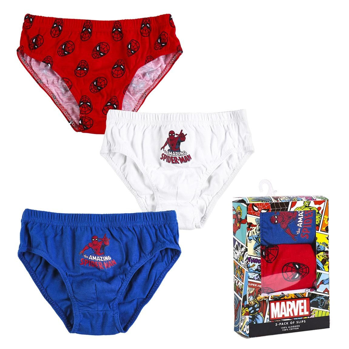 Marvel Spiderman Ondergoed Onderbroekjes - Cadeauverpakking