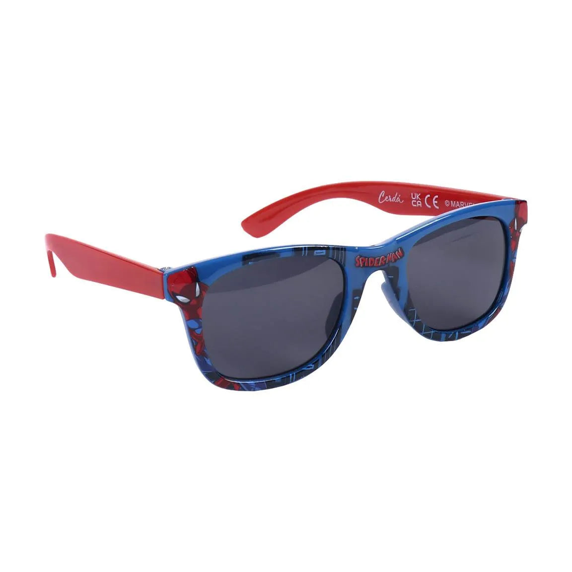 Marvel Spiderman Pet en Zonnebril Set – Kinder Cap met UV400 Bescherming – Verstelbaar – Blauw Rood – Officieel Gelicenseerd