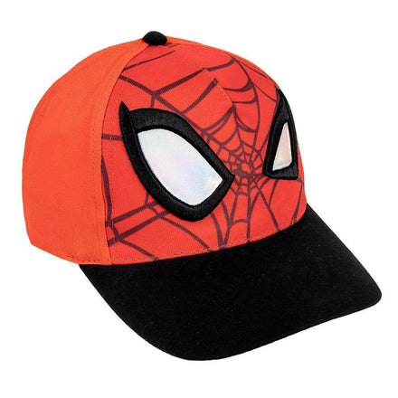 Spiderman Pet Kinderen – Rode Cap met 3D Ogen – Verstelbaar – Zomer Cap Jongens