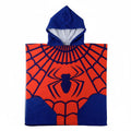 Spiderman Poncho Jongens – Marvel Strandponcho met Capuchon – Kinder Handdoek Poncho Sneldrogend – Strand Zwembad Vakantie