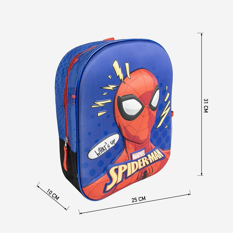 Spiderman Rugzak Jongens Meisjes - Hoogte 31cm