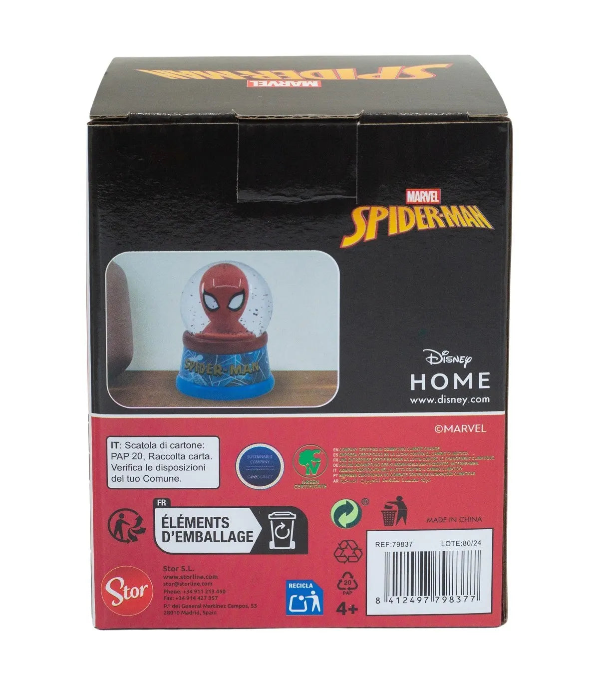Spiderman Snow Globe