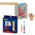 Spiderman Verf en Knutselset – Houten 3D Scene met Verf en Kwast