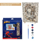 Spiderman Verf en Knutselset – Houten 3D Scene met Verf en Kwast