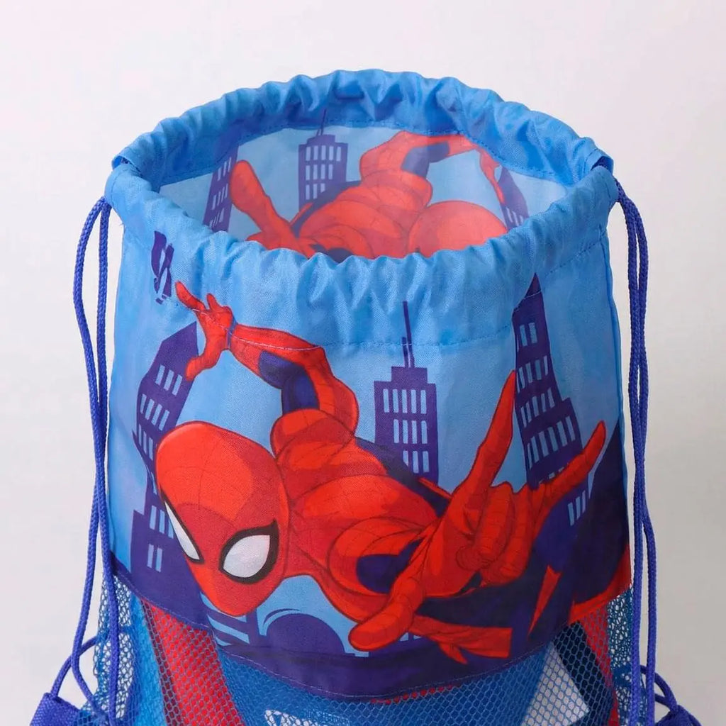 Spiderman Strand Set Tasche Handtuch Cap