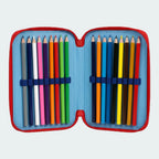 Spidey Gevulde Etui 3 Vaks – 46 Delig – 3D Logo – Officieel Gelicenseerd