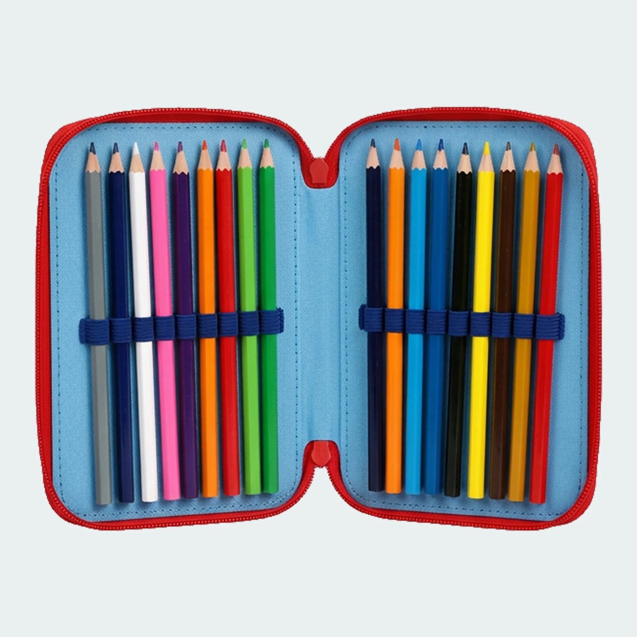 Spidey Gevulde Etui 3 Vaks – 46 Delig – 3D Logo – Officieel Gelicenseerd