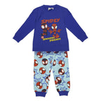 Marvel Spidey and His Amazing Friends Pyjama Jongens – Katoen – Blauwe Kinderpyjama