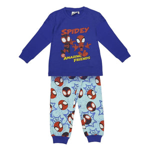 Marvel Spidey and His Amazing Friends Pyjama Jongens – Katoen – Blauwe Kinderpyjama