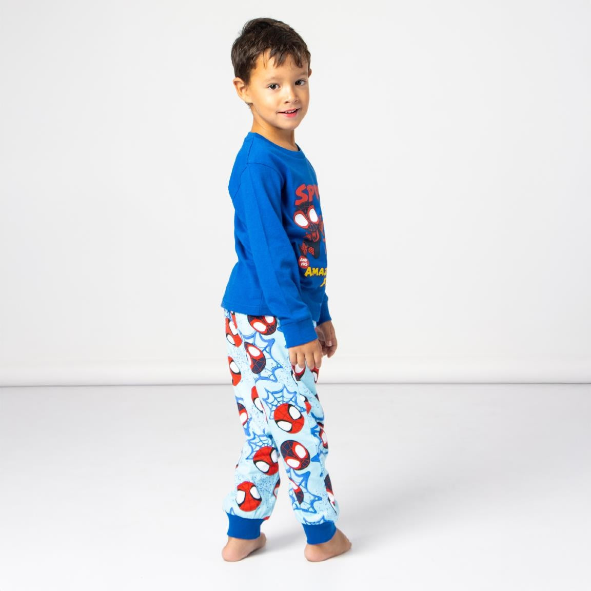 Marvel Spidey and His Amazing Friends Pyjama Jongens – Katoen – Blauwe Kinderpyjama