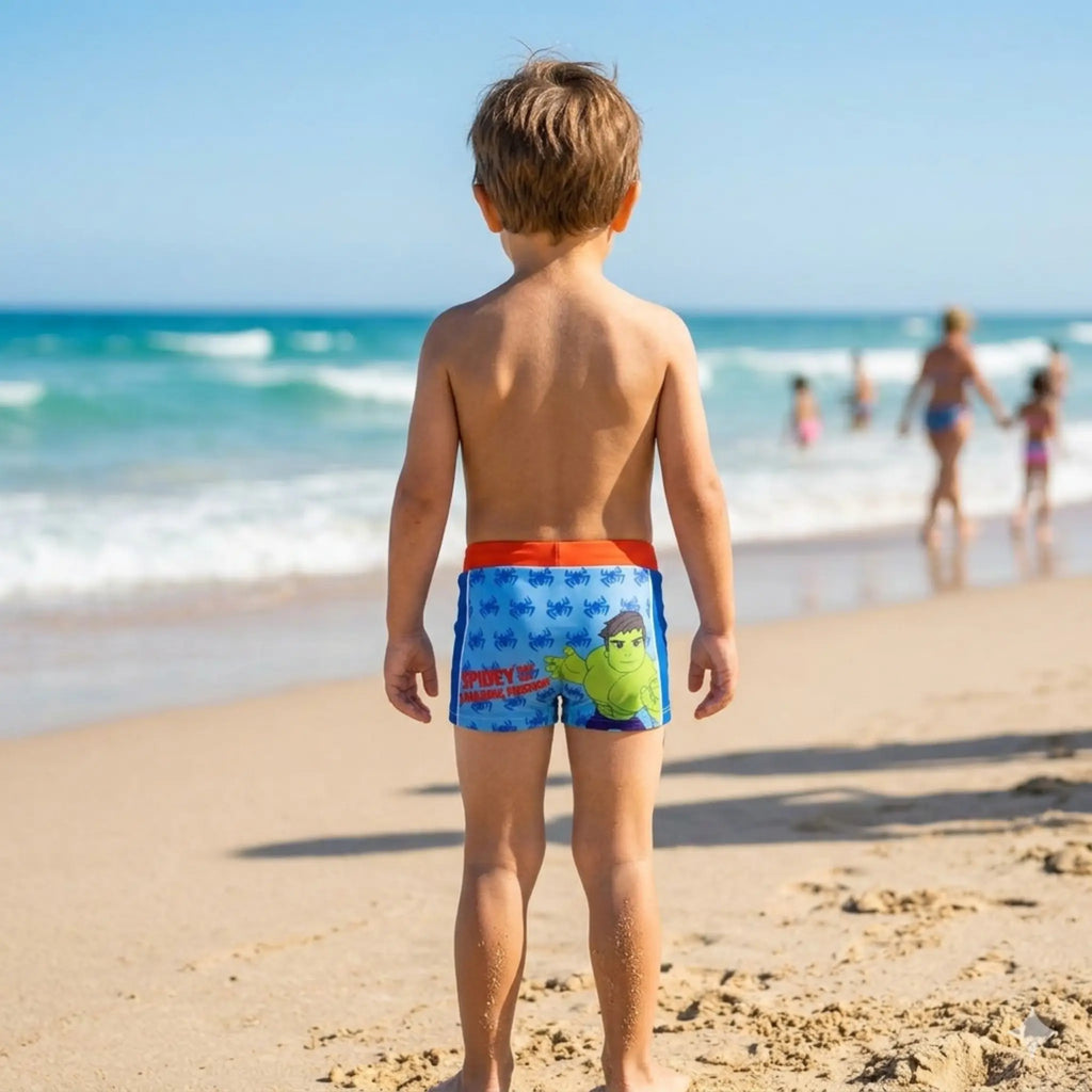 Spidey Zwembroek Jongens – Spidey and His Amazing Friends Zwemshort – Marvel Zomer Zwemkleding – Officieel Gelicenseerd