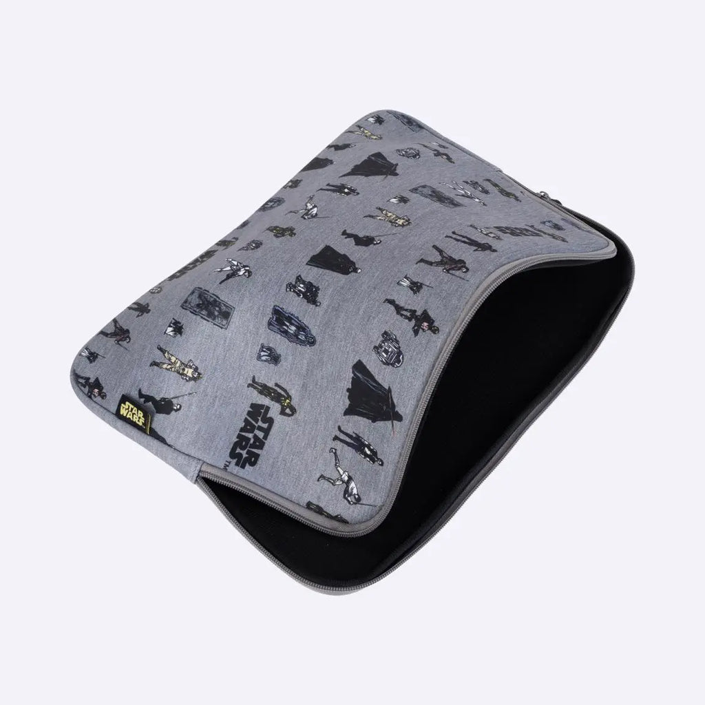 Star Wars Laptophoes Set 4-delig - Notitieboek, Pen & Stickers - Grijs
