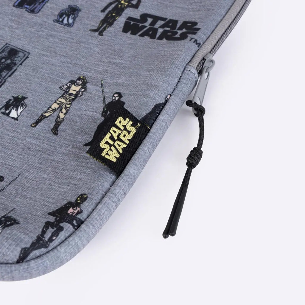 Star Wars Laptophoes Set 4-delig - Notitieboek, Pen & Stickers - Grijs