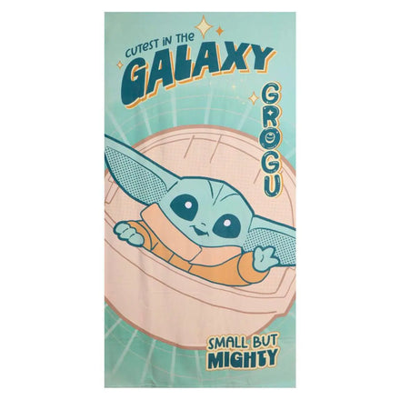 Star Wars The Mandalorian Strandlaken Grogu – Strandhanddoek – Sneldrogend – Polyester – 90x180 cm