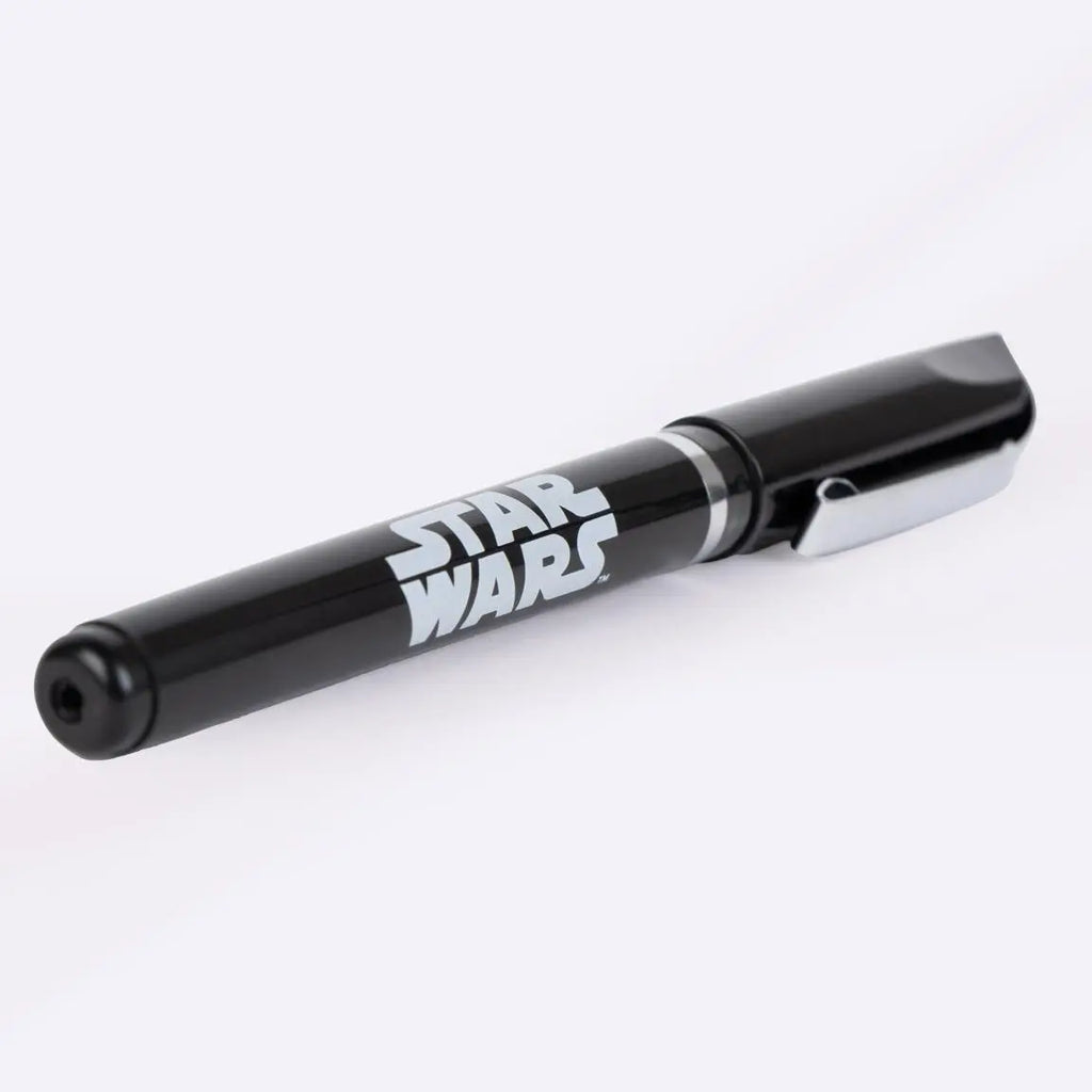 Star Wars Laptophoes Set 4-delig - Notitieboek, Pen & Stickers - Grijs
