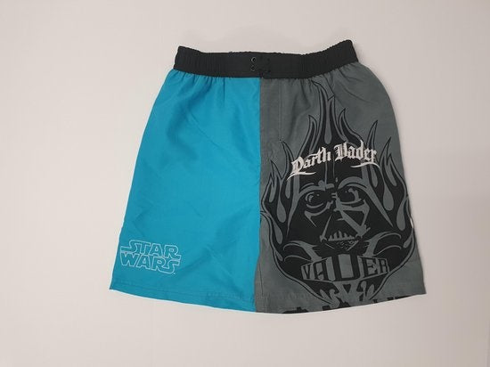 Disney - Star Wars Darth Vader - Zwembroek jongens - Blauw/Grijs Maat: 152