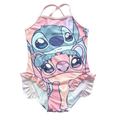 Stitch en Angel Badpak Meisjes – Zomer Zwemkleding – Disney Badpak – Officieel Gelicenseerd